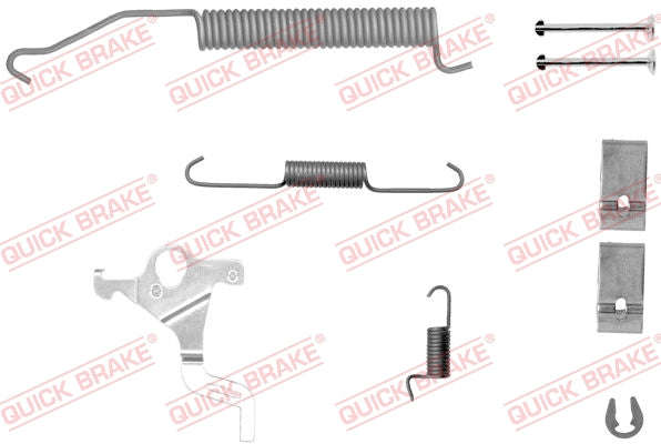 Accessory Kit Brake Shoe 630 Shoe Left Ford Ranger,Mazda Bt-50 (105-0071X-1L)