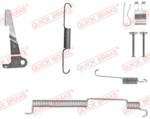 Accessory Kit Brake Shoe 599 Shoe Right Ford Ranger,Mazda Bt-50 (105-0073X-1R)