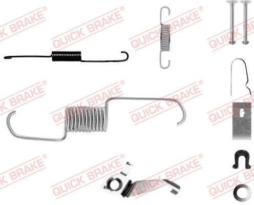 Accessory Kit Brake Shoe Lhs Fsb318 Honda Civic,Hr-V,Prelude,Suzuki Jimny (105-0743X-1L)