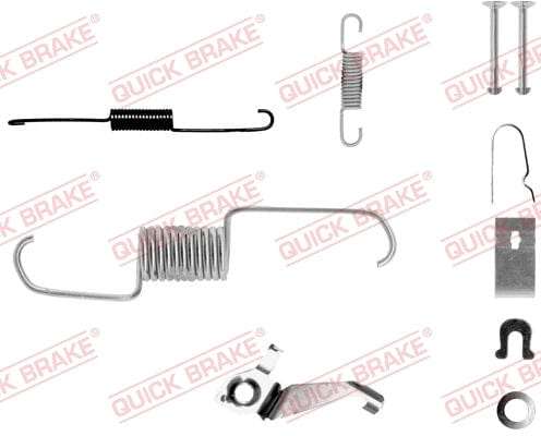 Accessory Kit Brake Shoe Lhs Fsb318 Honda Civic,Hr-V,Prelude,Suzuki Jimny (105-0743X-1L)