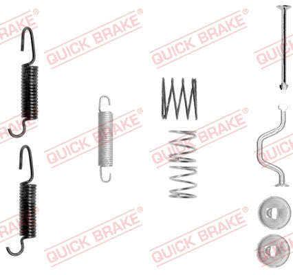 Accessory Kit Brake Shoe Toyota Prado,Fj Cruiser,Land Cruiser,Rav 4,Lexus Is,Ls,Rx (105-0816-1)