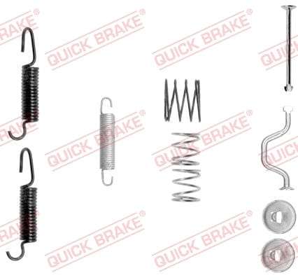Accessory Kit Brake Shoe Toyota Prado,Fj Cruiser,Land Cruiser,Rav 4,Lexus Is,Ls,Rx (105-0816-1)