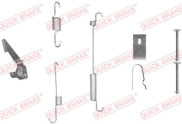 Accessory Kit Brake Shoe 637 Shoe Right Hyundai Getz,I10 (105-0846X-1R)