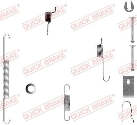 Accessory Kit Brake Shoe Fsb4025/ATE1024Bs Kia Picanto (105-0847-1)