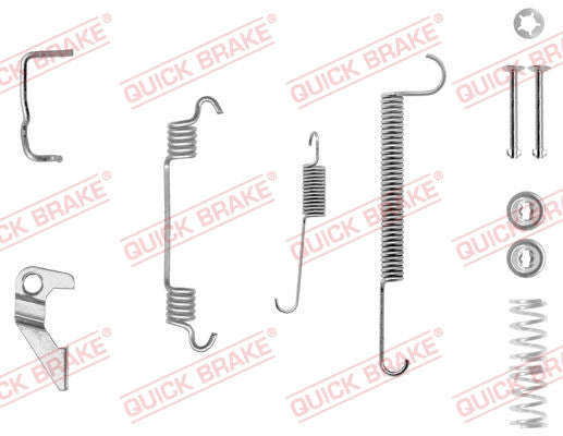 Accessory Kit Brake Shoe 623 Shoe Right Chev Utility,Opel Corsa C (105-1902X-1R)