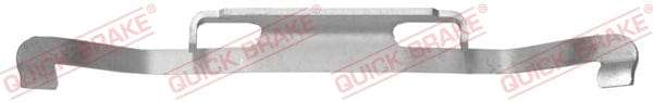 Accessory Kit Brake Pads FDB579 Toyota Hilux,Quantum (109-0079-1)