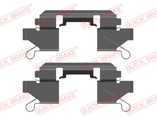 Accessory Kit Brake Pads Nissan Navara Ii (109-0111R-1)