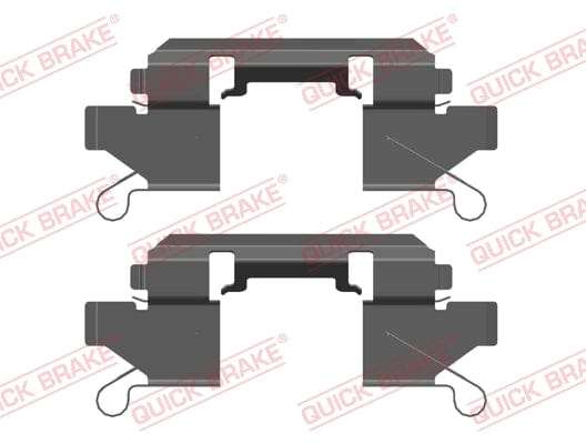 Accessory Kit Brake Pads Nissan Navara Ii (109-0111R-1)