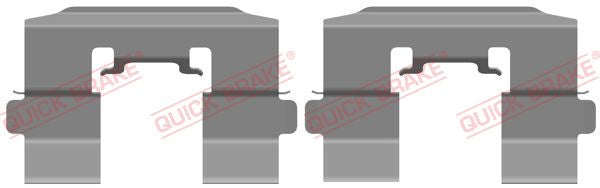 Accessory Kit Brake Pads Ford Fiesta Vi, Hyundai I20 (109-0115R-1)