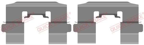 Accessory Kit Brake Pads Ford Fiesta Vi, Hyundai I20 (109-0115R-1)