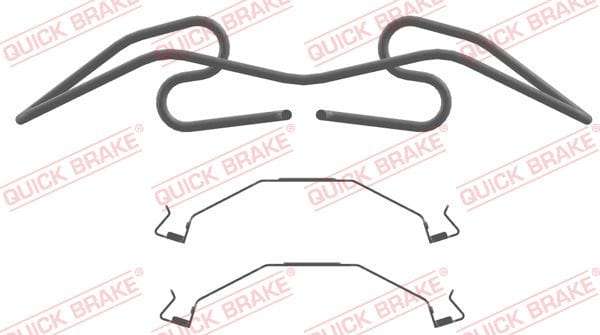 Accessory Kit Brake Pads Audi S3,A5/Vw Golf 8 Gti (109-0133R-1)