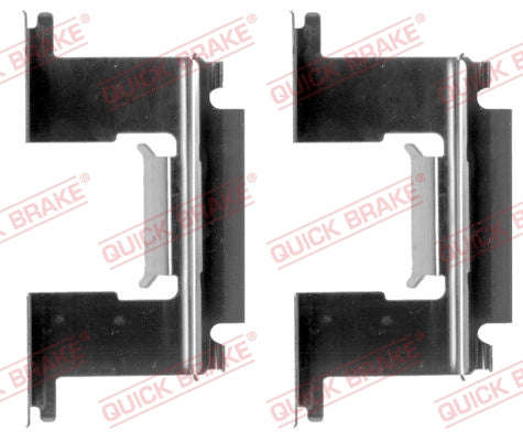 Accessory Kit Brake Pads FDB486/ FDB710 Ford Courier,Ranger,Mazda B-Series,Nissan Hardbody (109-1...