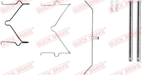 Accessory Kit Brake Pads FDB797/ FDB1698 D997/D3554 Mitsubishi Pajero,Shogun,Toyota Fj Cruiser (1...