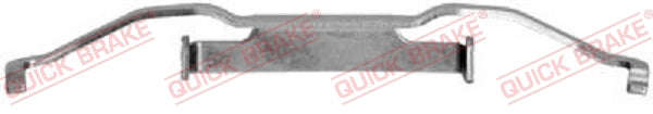 Accessory Kit Brake Pads FDB725 Alfa Romero Brera,Spider, Bmw E36,E39 (109-1148-1)