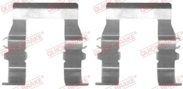 Accessory Kit Brake Pads FDB765/ FDB1422 Mitsubishi Outlander,Shogun Ii,Pajero (109-1194-1)