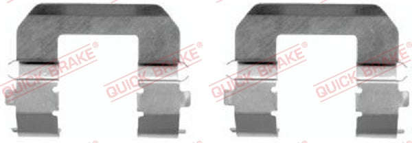 Accessory Kit Brake Pads FDB1733 Hyundai Elantra Sonata Tiburon Tucson Kia Soul Sportage (109-161...