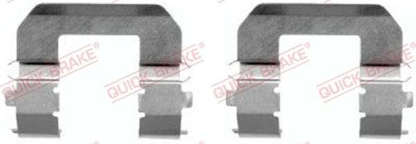 Accessory Kit Brake Pads FDB1733 Hyundai Elantra Sonata Tiburon Tucson Kia Soul Sportage (109-161...