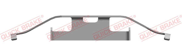 Accessory Kit Brake Pads FDB1460 Vw Kombi T5,Touareg,Transporter (109-1682-1)