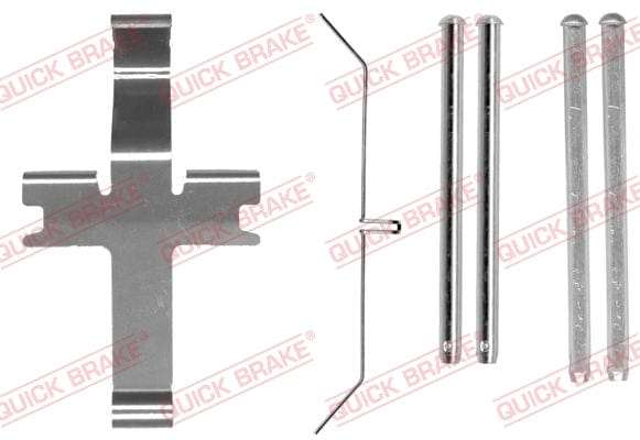 Accessory Kit Brake Pads FDB1852 Toyota Fortuner,Lan Cruiser (109-1752X-1)