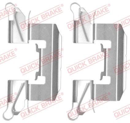 Accessory Kit Brake Pads FDB1881/FDB4279 ATE547 D3577 Daihatsu MATEria,Suzuki Swift (109-1772-1)