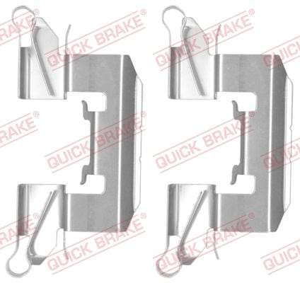 Accessory Kit Brake Pads FDB1881/FDB4279 ATE547 D3577 Daihatsu MATEria,Suzuki Swift (109-1772-1)