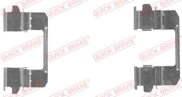 Accessory Kit Brake Pads FDB4299 Isuzu D-Max Kb Iv/V (109-1834-1)