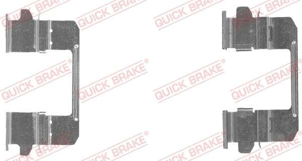 Accessory Kit Brake Pads FDB4299 Isuzu D-Max Kb Iv/V (109-1834-1)