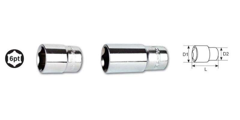 1/2 Drive X 19Mm 6 Point Deep Socket AMPRO T335519