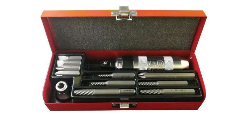 12Pc Impact Screw & Extractor Set AMPRO T17207