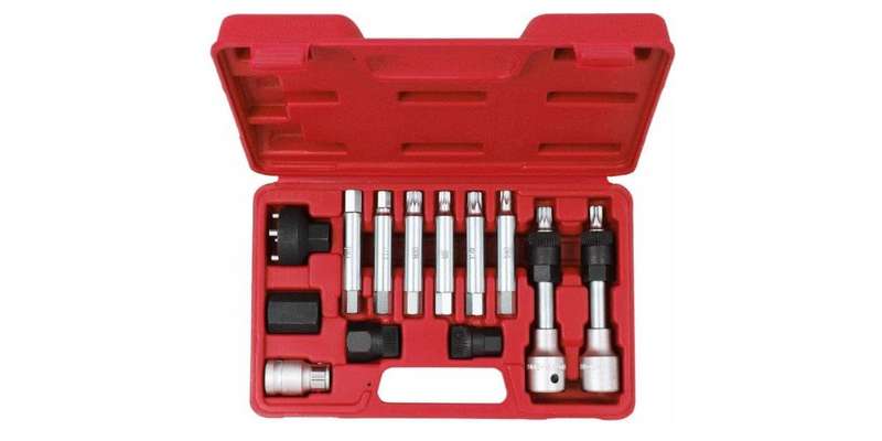 13Pc Alternator Socket Set AMPRO T75571