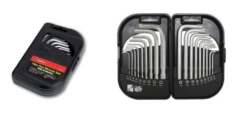 18Pc Hex And Star Wrench Set AMPRO T22947