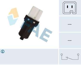 Brake Light Switch 2Pin No Thread (24440)