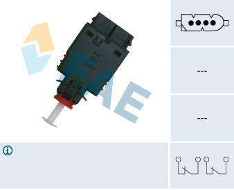 Fae-Stop Light Switch 4Pin No Thread (24530)