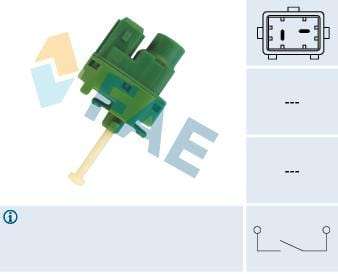 Brake Light Switch 2Pin No Thread (24840)