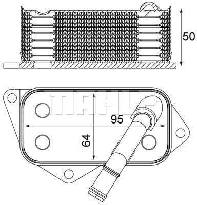 Oil Cooler Bmw N53/N53 125I/330I/N20 (376714804)