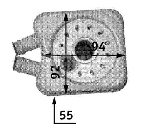 Oil Cooler Vw Crafte (376726221)