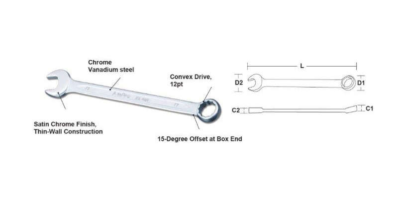 29Mm - Combination Wrench AMPRO T40129