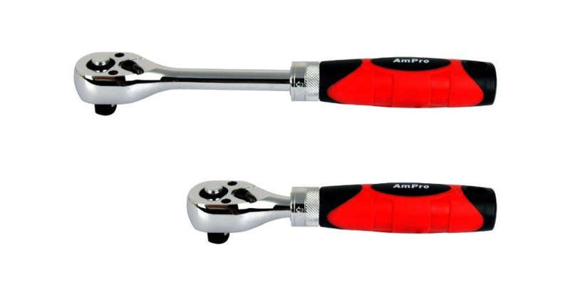 3/8 Drive Extendable Stubby Ratchet AMPRO T29763