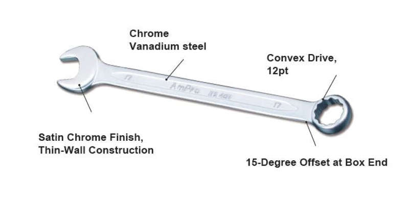 38Mm - Combination Wrench AMPRO T40137