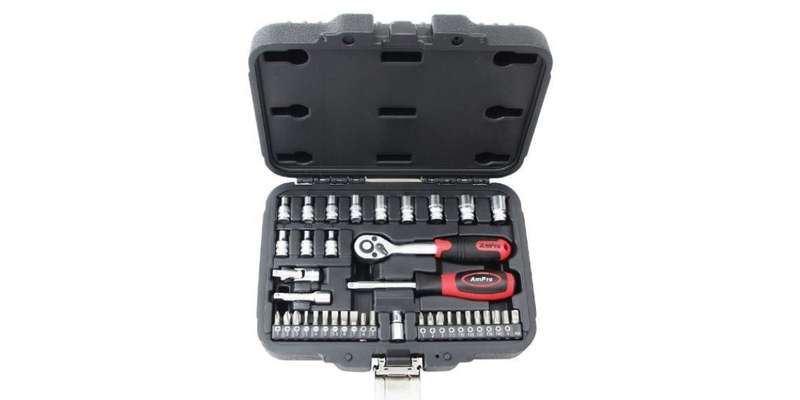 39Pc 1/4 Drive Bolt-Fit Socket Set (Metric) AMPRO T52703