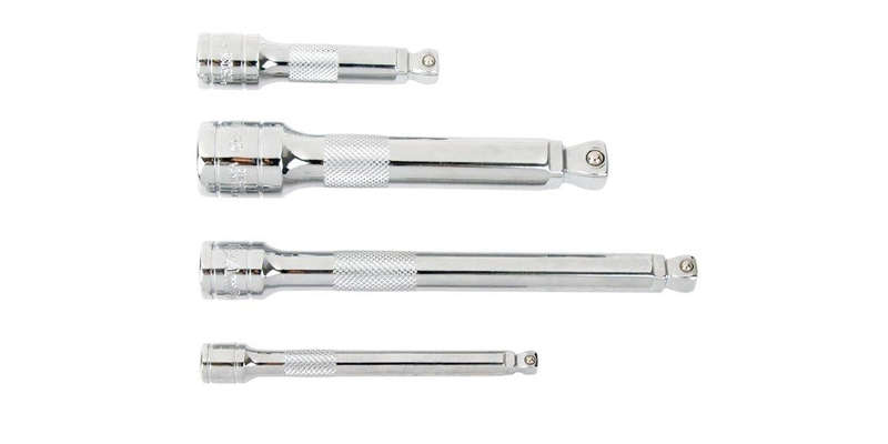 4Pc 2-Way Wobble Ext Set 1/4/1/2/3/8 AMPRO T11347