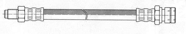 Brake Hose Vw Beetle Front (510330)