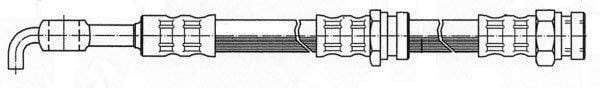 Brake Hose Ford Courier Front (511073)