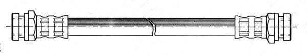 Brake Hose Kia/ Mazda 323 Rear Ford Bantam/Laser (511139)