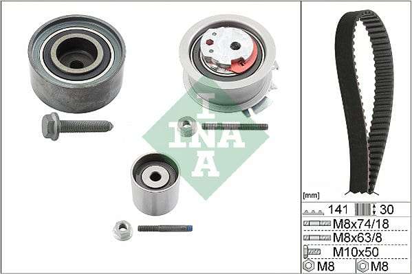 Timing Belt Kit Audi A3 Bkd,Cbab 2.0Tdi,Crysler Sebring 2.0Crd Ecd,Dodge Caliber 2.0Crd Ece,Jeep ...