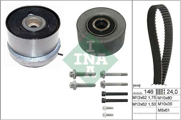 Belt Kit Opel Astra H,J,Corsa D,Meriva Z16/A16/X16 Chev Aveo Ldt 1.6 Stilo 1.6 16V 192B3000 (5300...
