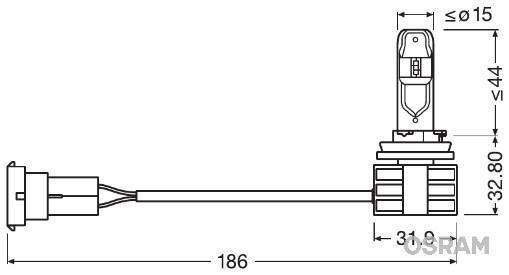 Osram - G67211 - Bulb, Cornering Light Pgj19-2