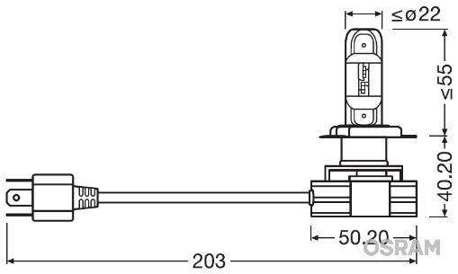 Osram H4 Ledriving® Hl - (Set) ~ G9726
