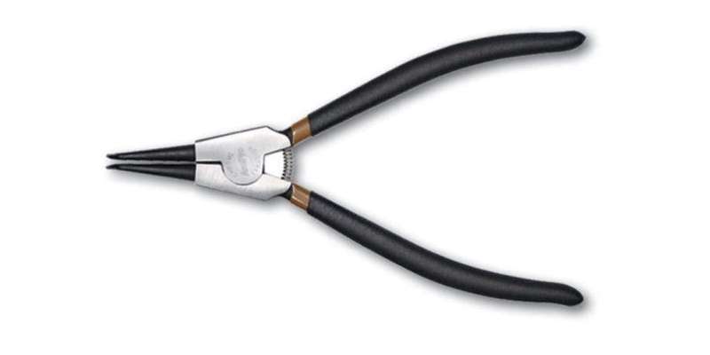 7 Bent Nose External Pliers 180Mm AMPRO T73334