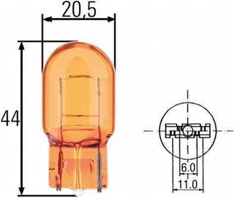 Hella Bulb W/B 12V 21W (8Ga-178555-802)